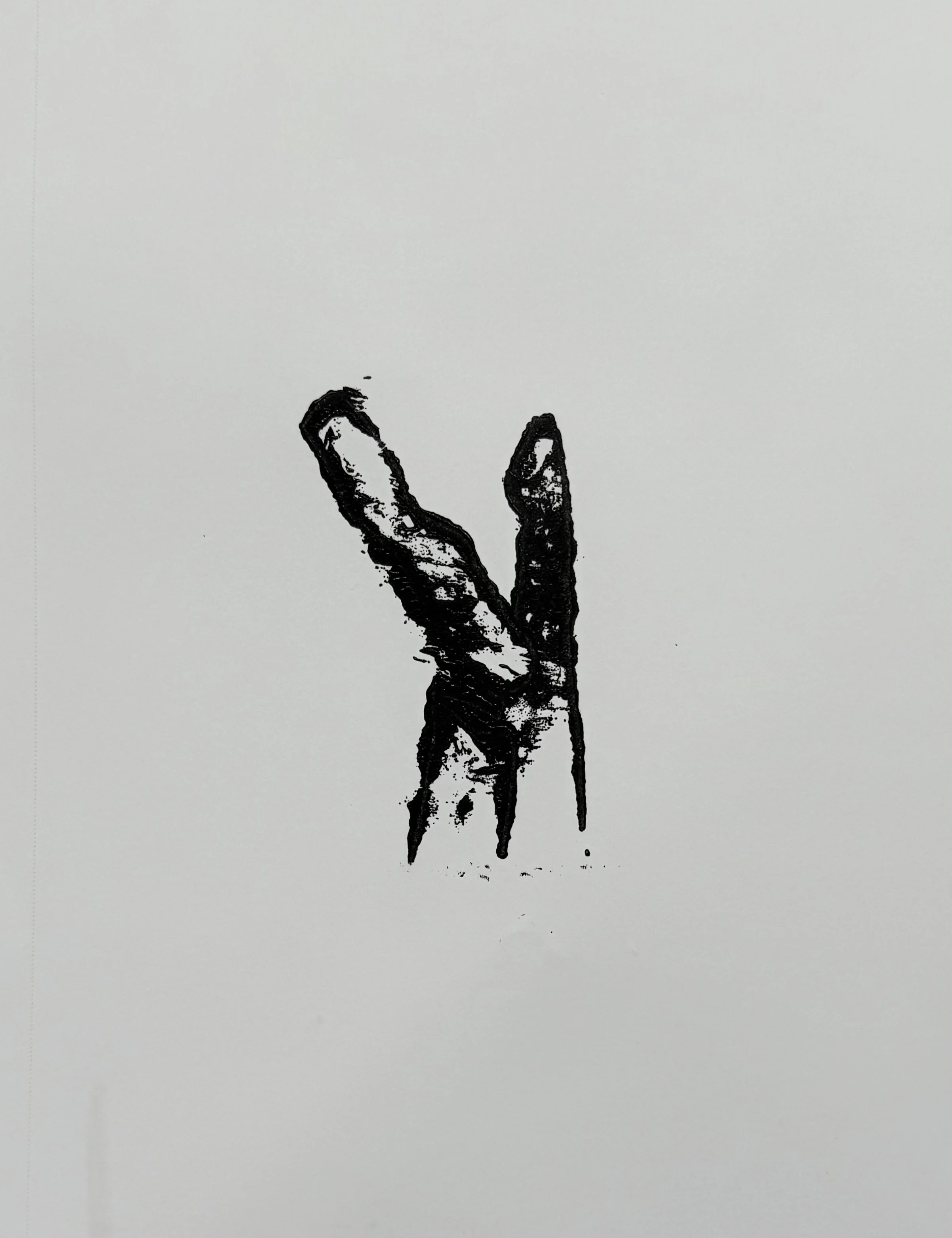 Burren 26 / dry transfer on paper / 8 x 6 paper size
