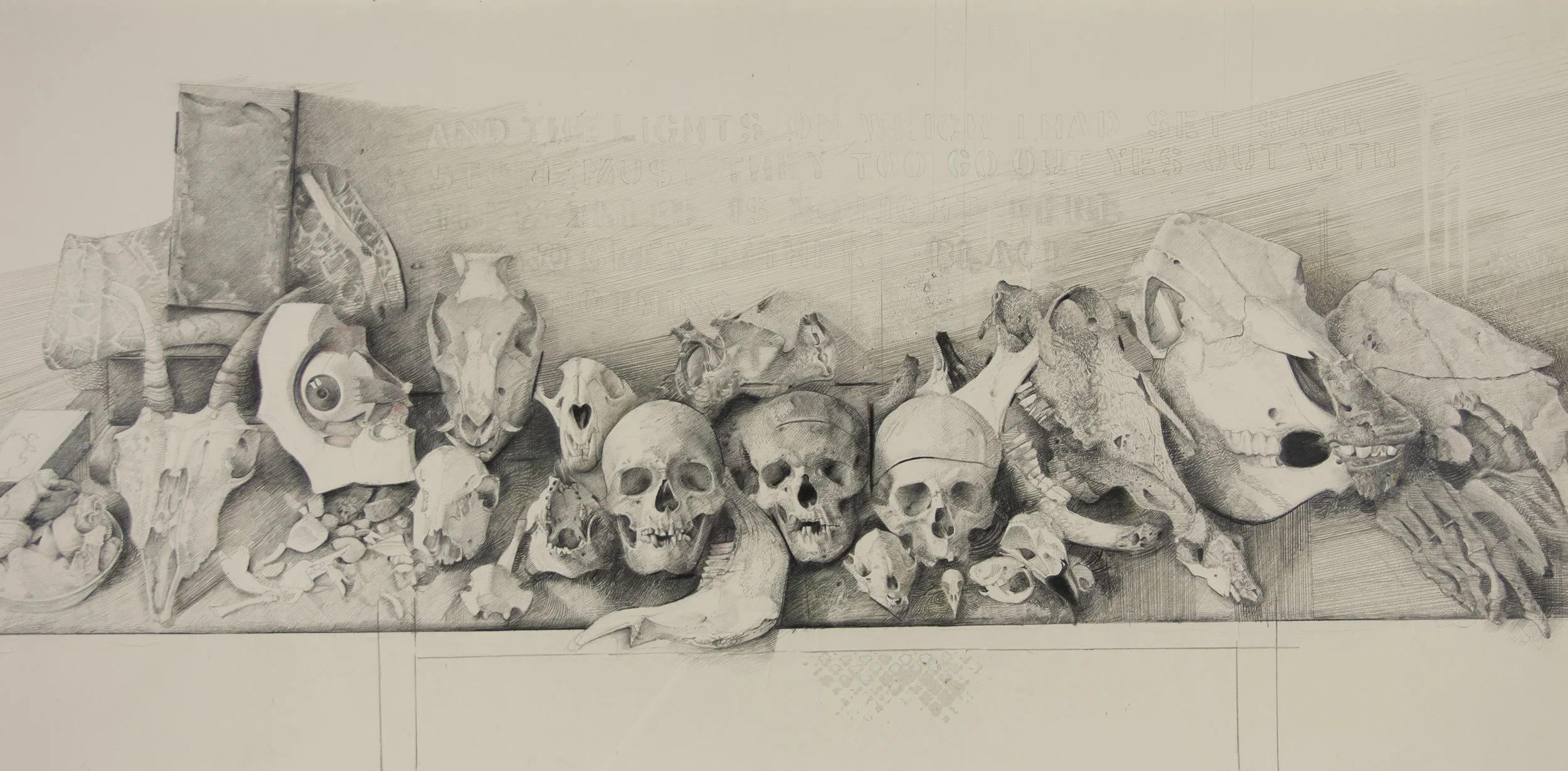 Skulls , c. 1989, JULES KIRSCHENBAUM, Museum purchase. 2009.002