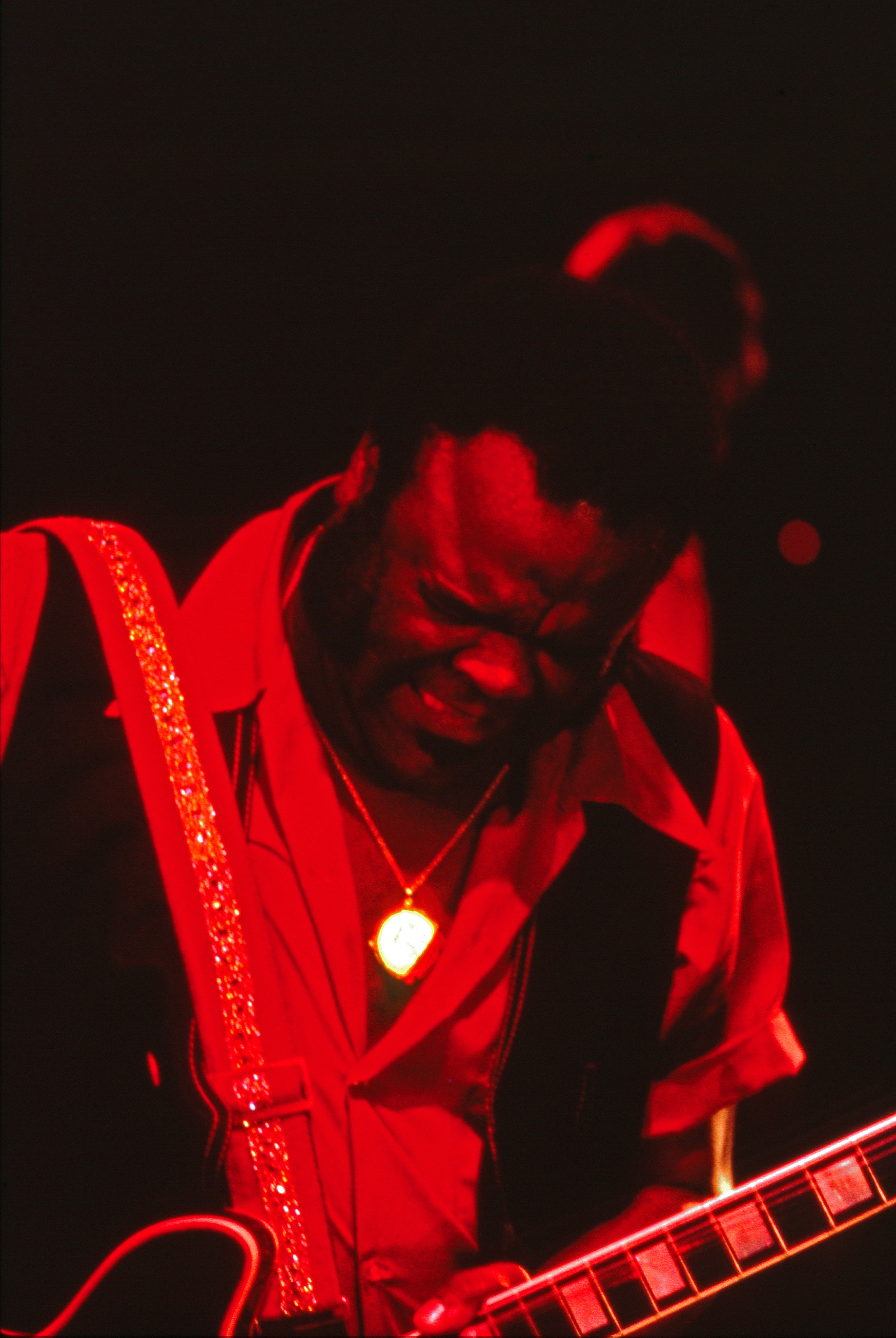 WATT CASEY JR, Dallas Native Freddie King, Buffalo NY 7-6-1976. Color photograph. Courtesy of the artist.