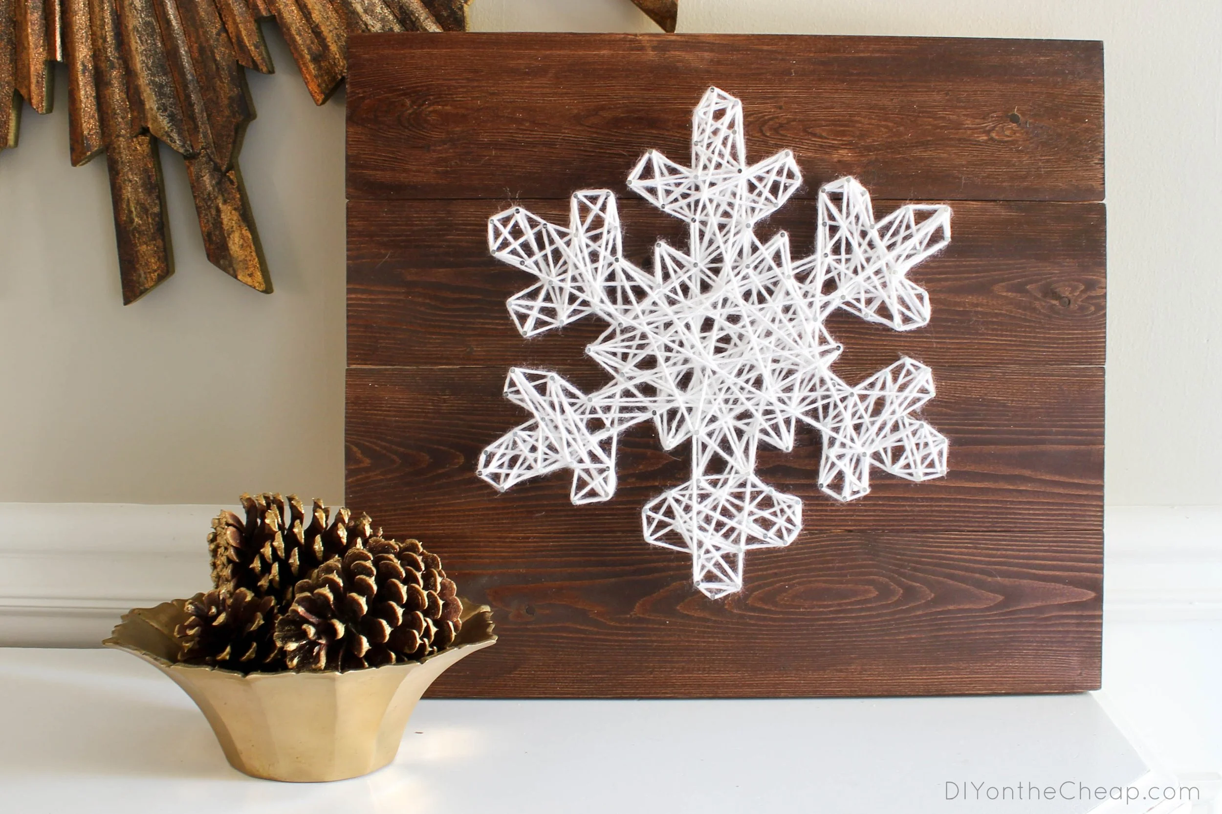 Third Thursday Studio: Winter String-Art Designs