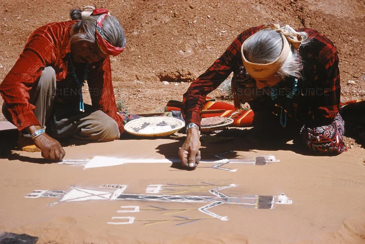 An Art of Healing: Navajo Sandpainting — Old Jail Art Center