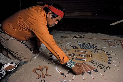 An Art of Healing: Navajo Sandpainting — The Old Jail Art Center