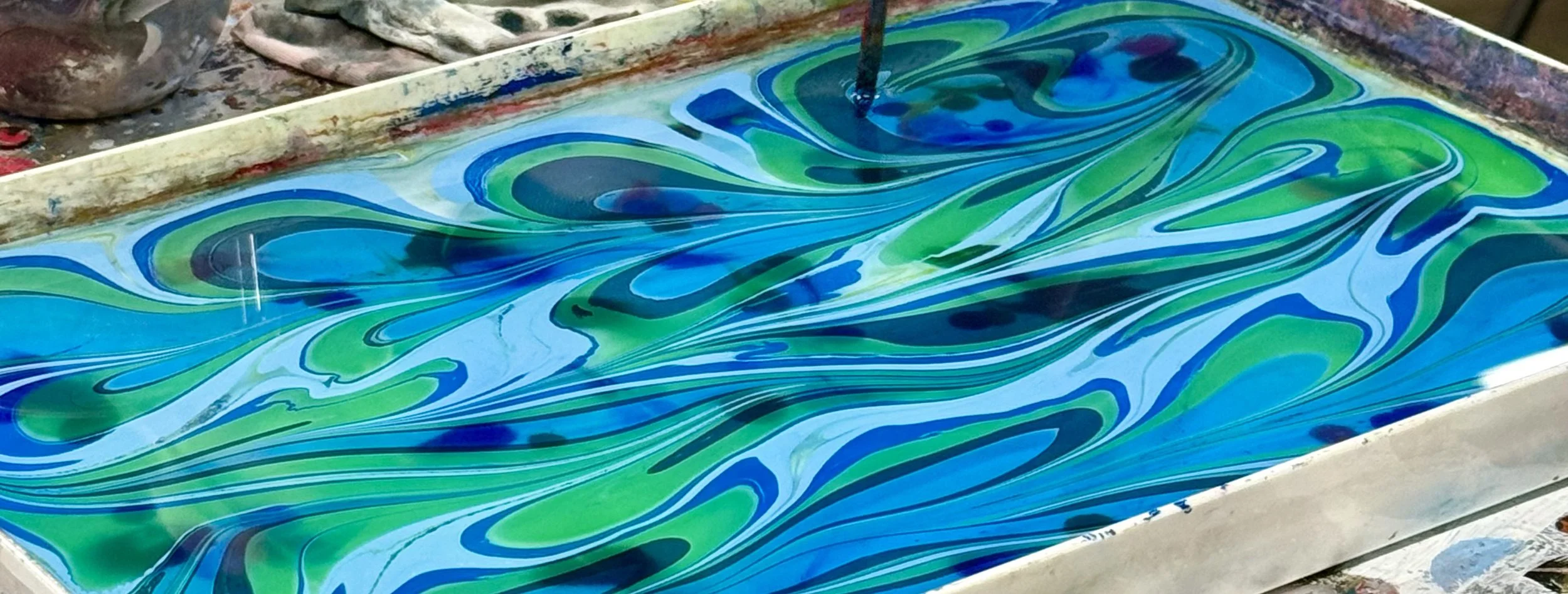 Third Thursday Studio: Acrylic Marbling 