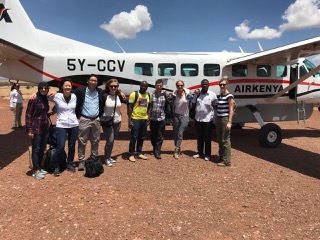 Arriving at Lewa Downs