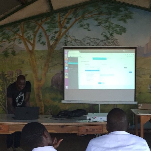 Dante explains the app that will make it easier for community health workers and clinicians to collect and track data