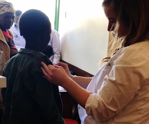Registered Nurse Vanessa is part of the triage process of patients before they reach my door