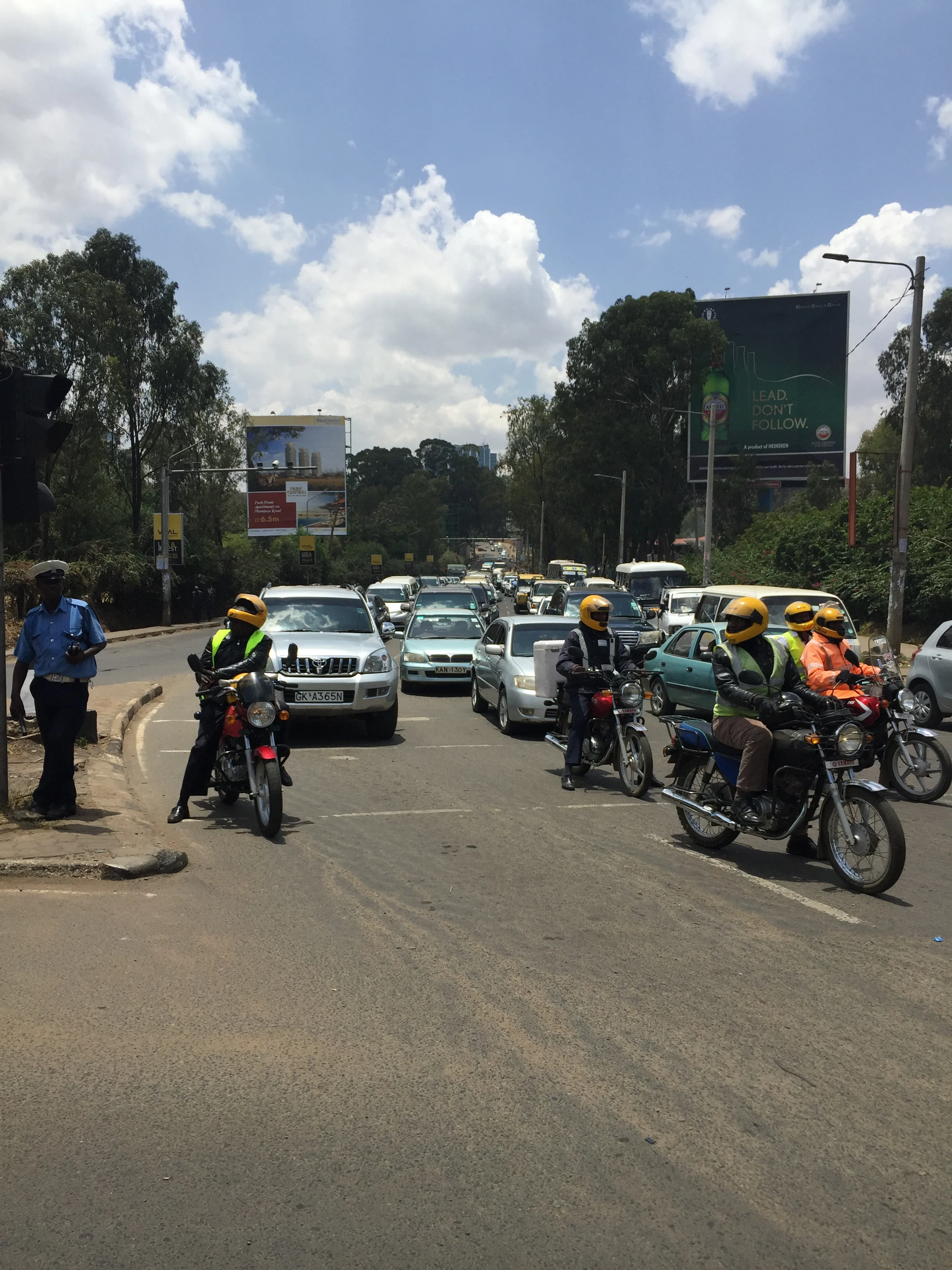  After the flight we return to the other wild part of Kenya - the Nairobi streets.