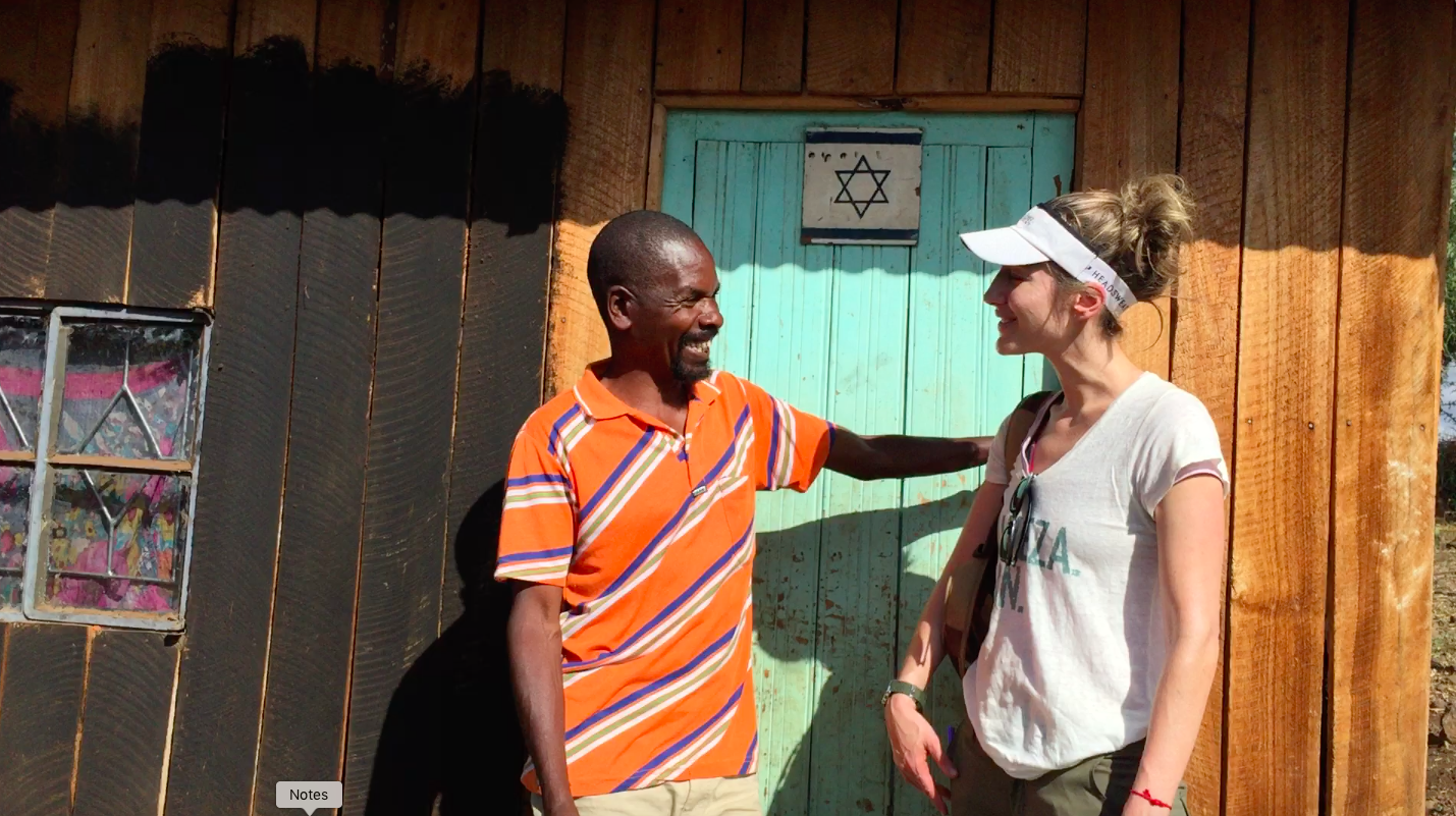 Paul let us tour his sitting area, kitchen and backyard where cows come to drink and rest.