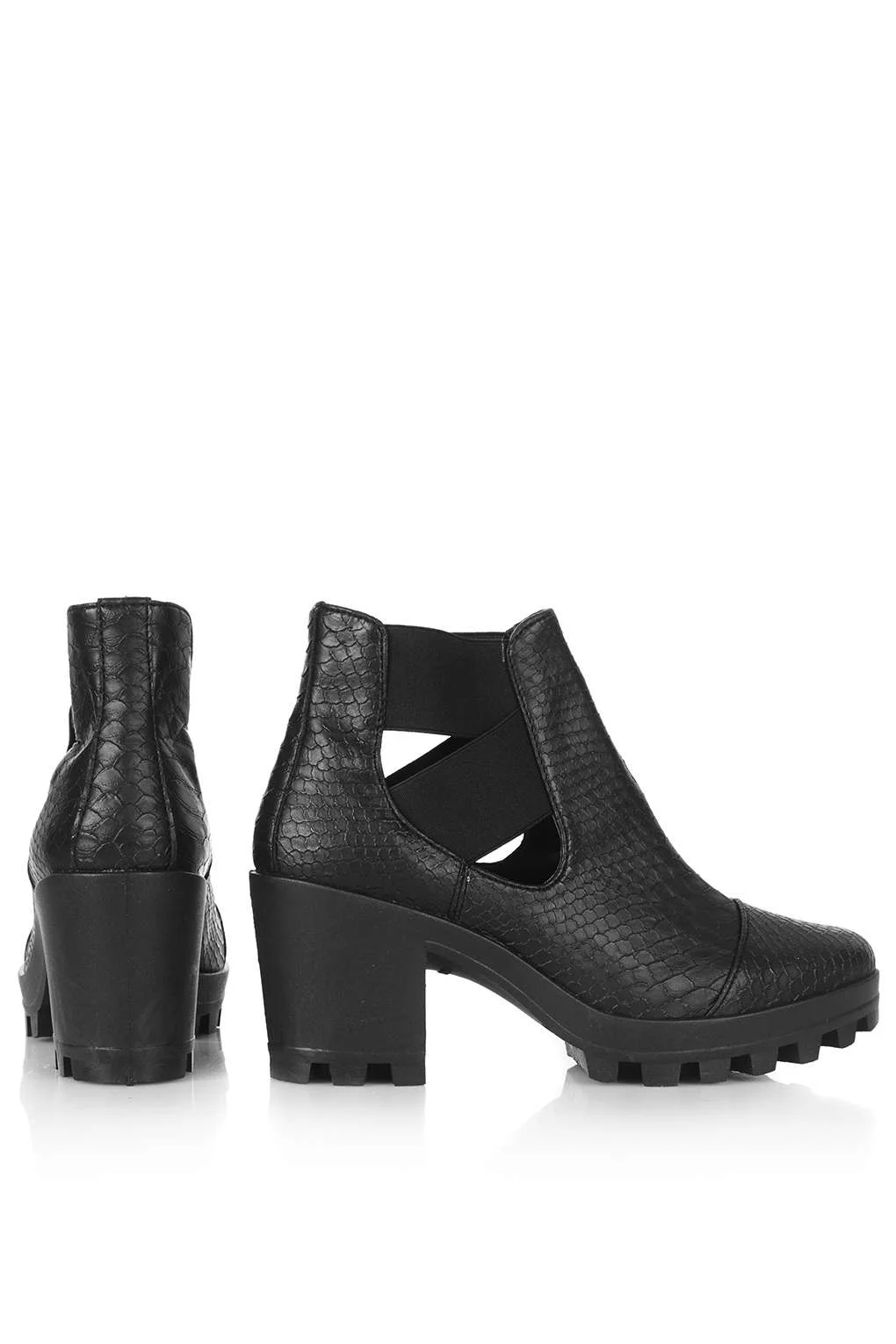 Topshop "BOSTON" cutout boots