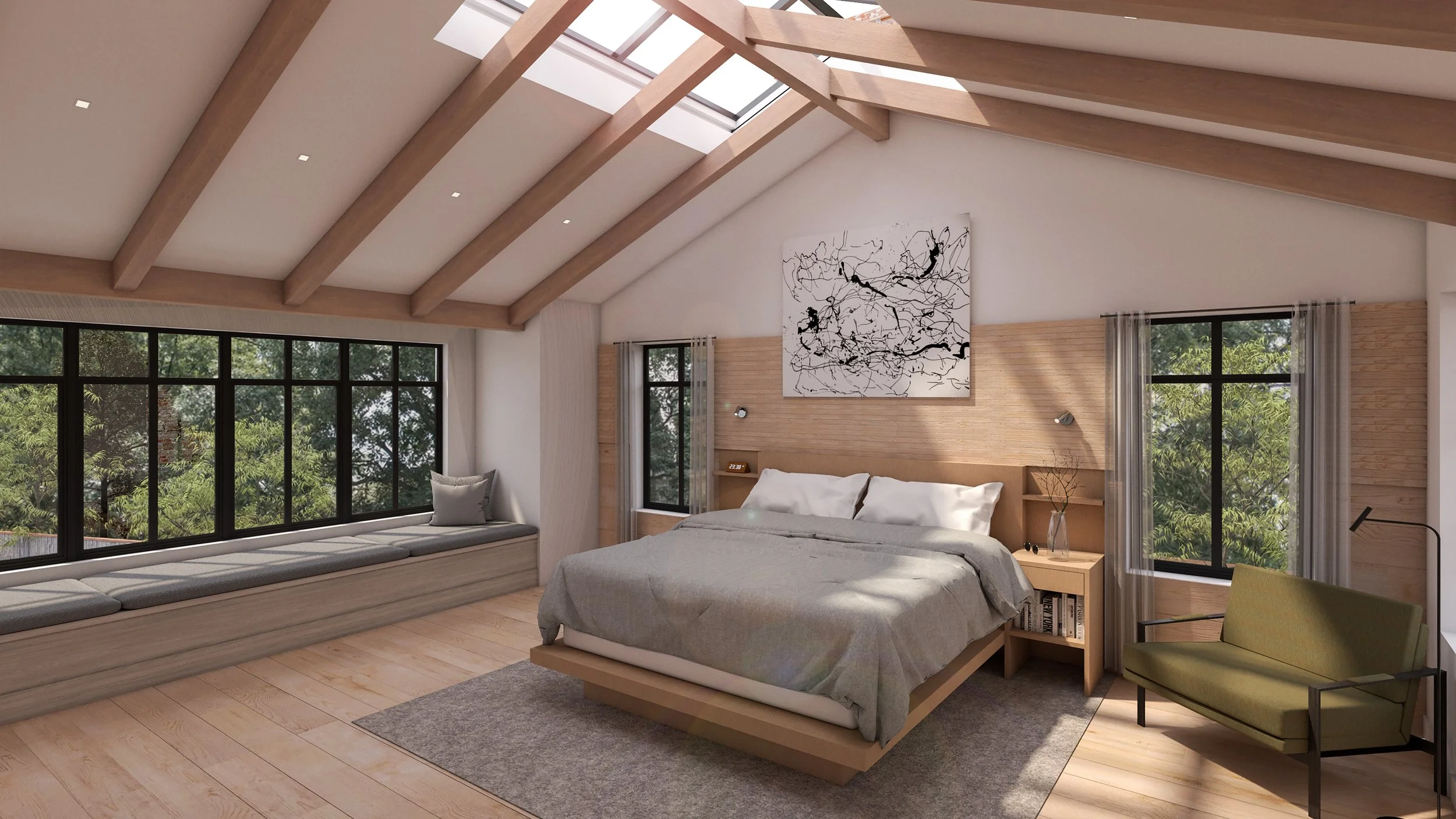 Primary Bedroom Rendering