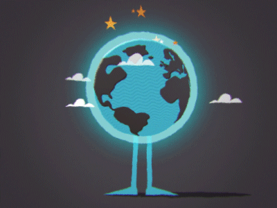 spinning globe gif