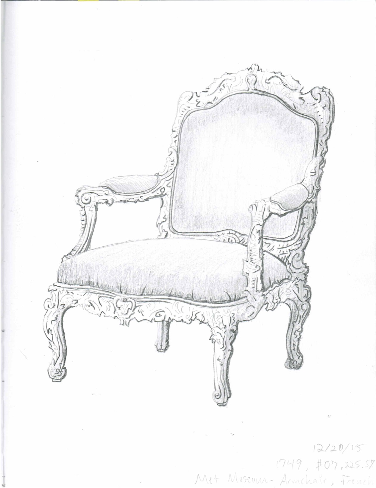 Arm Chair Sketch