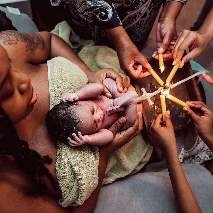 &quot;Home Birth: Cord Burning Ceremony I chose to have this ceremony as a tribute to my ancestors, to reestablish the traditions of the granny midwives, to seal the power intimacy and magic from the labor and delivery with all of the energy from eve