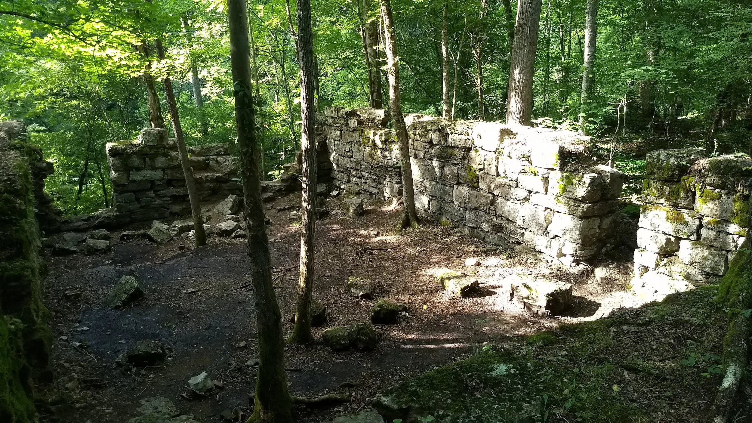 Remnants of the Old Stone Fort Paper Mill