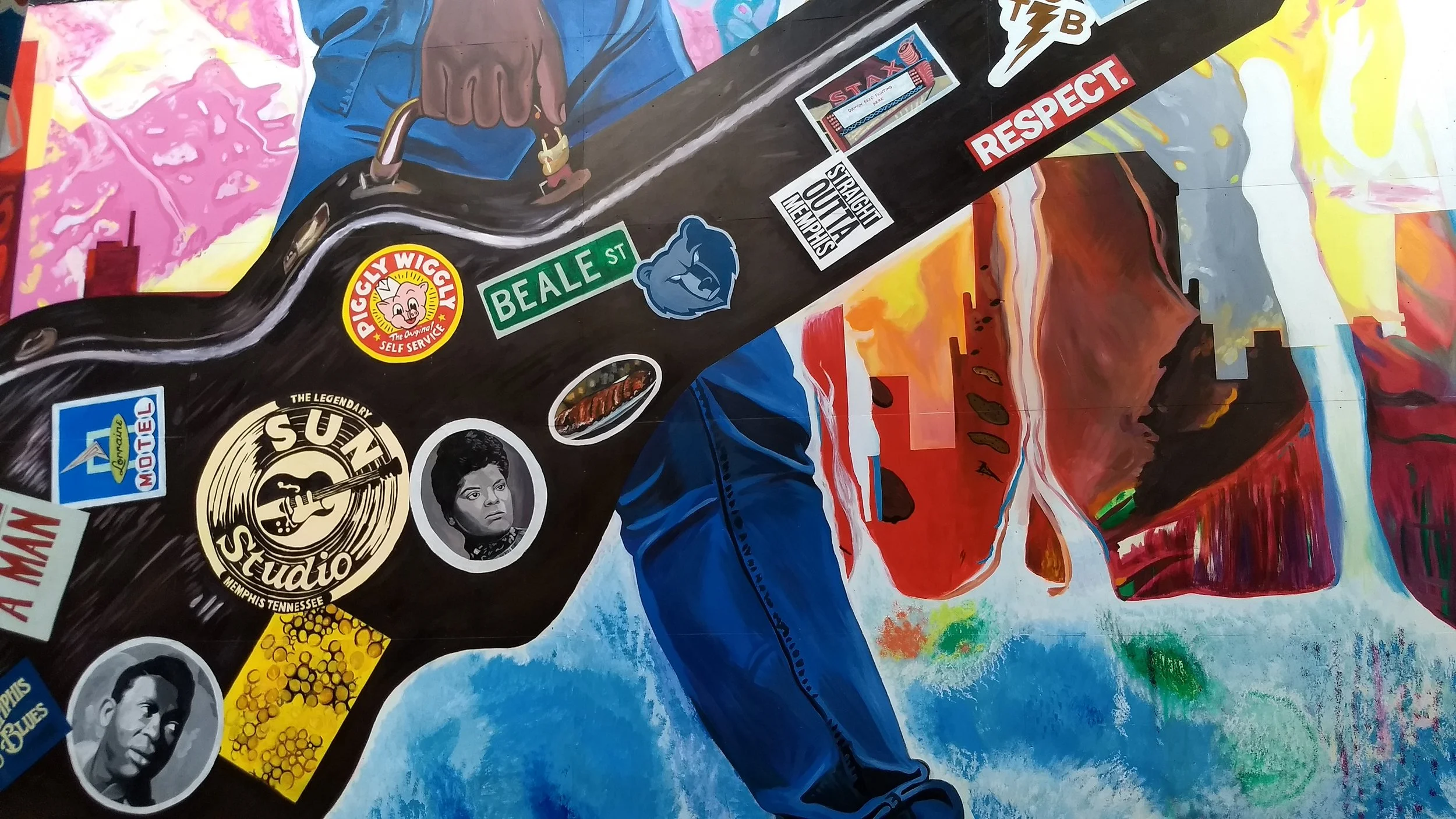Downtown Memphis mural
