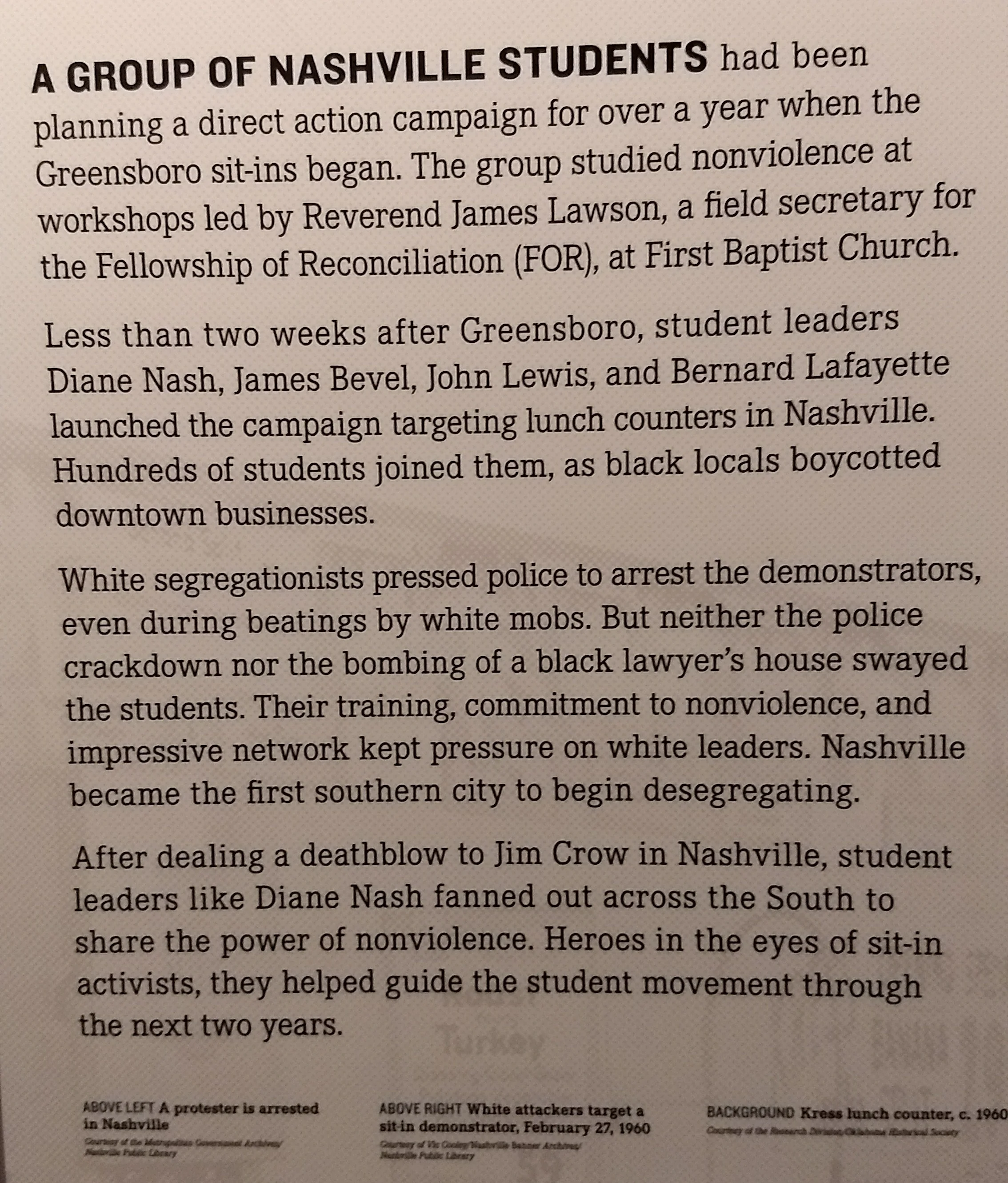 Sit-ins in Nashville
