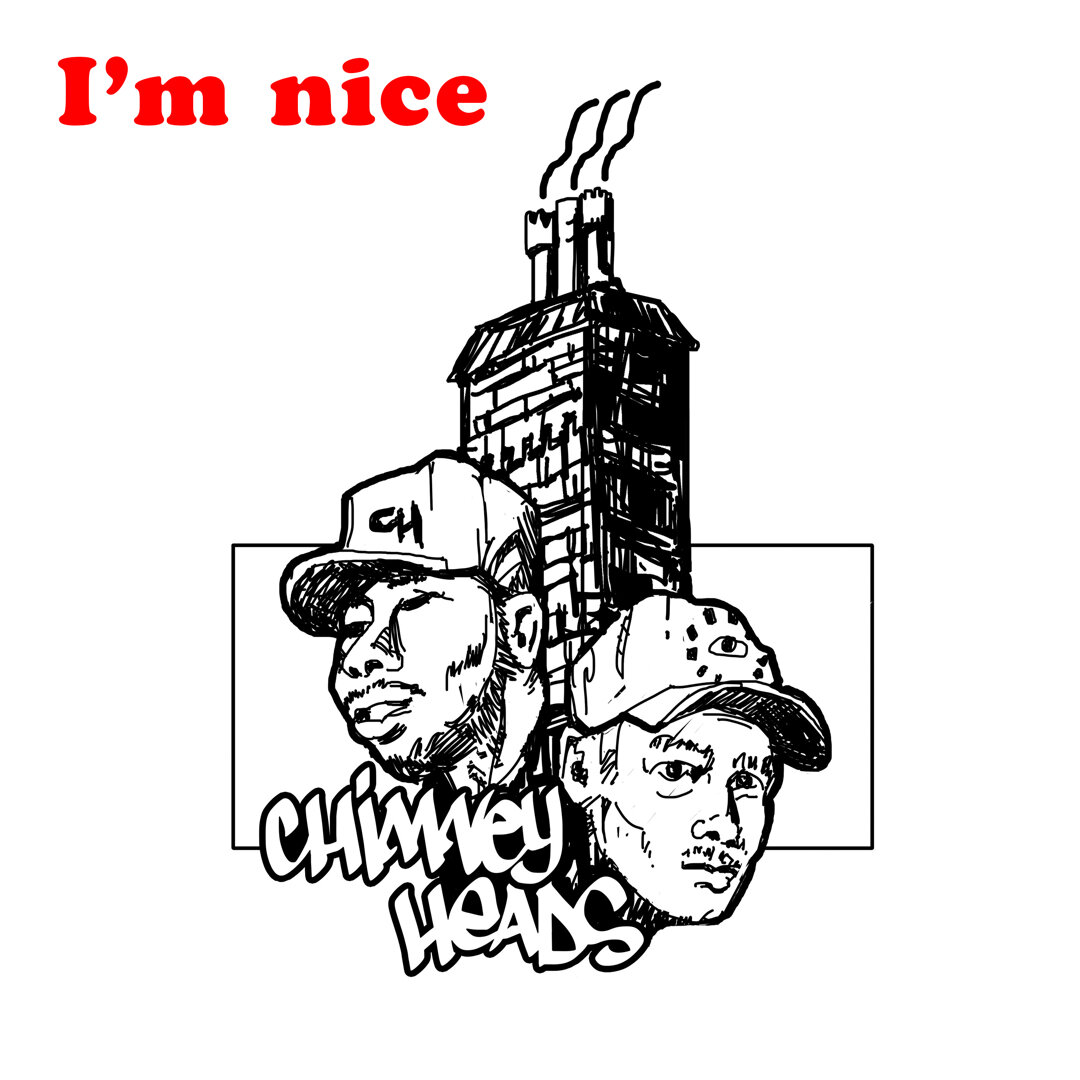 Chimney Head&rsquo;s album &ldquo;I&rsquo;m Nice&rdquo; out now everywhere! @realswingfly @redastaire #hiphop #rap #urban #chimneyheads #spreadlove #artwork by @davegee77 #tbt#friends#fun#art#smile#food#follow#like4like#tagsforlike#followforfollow#mu