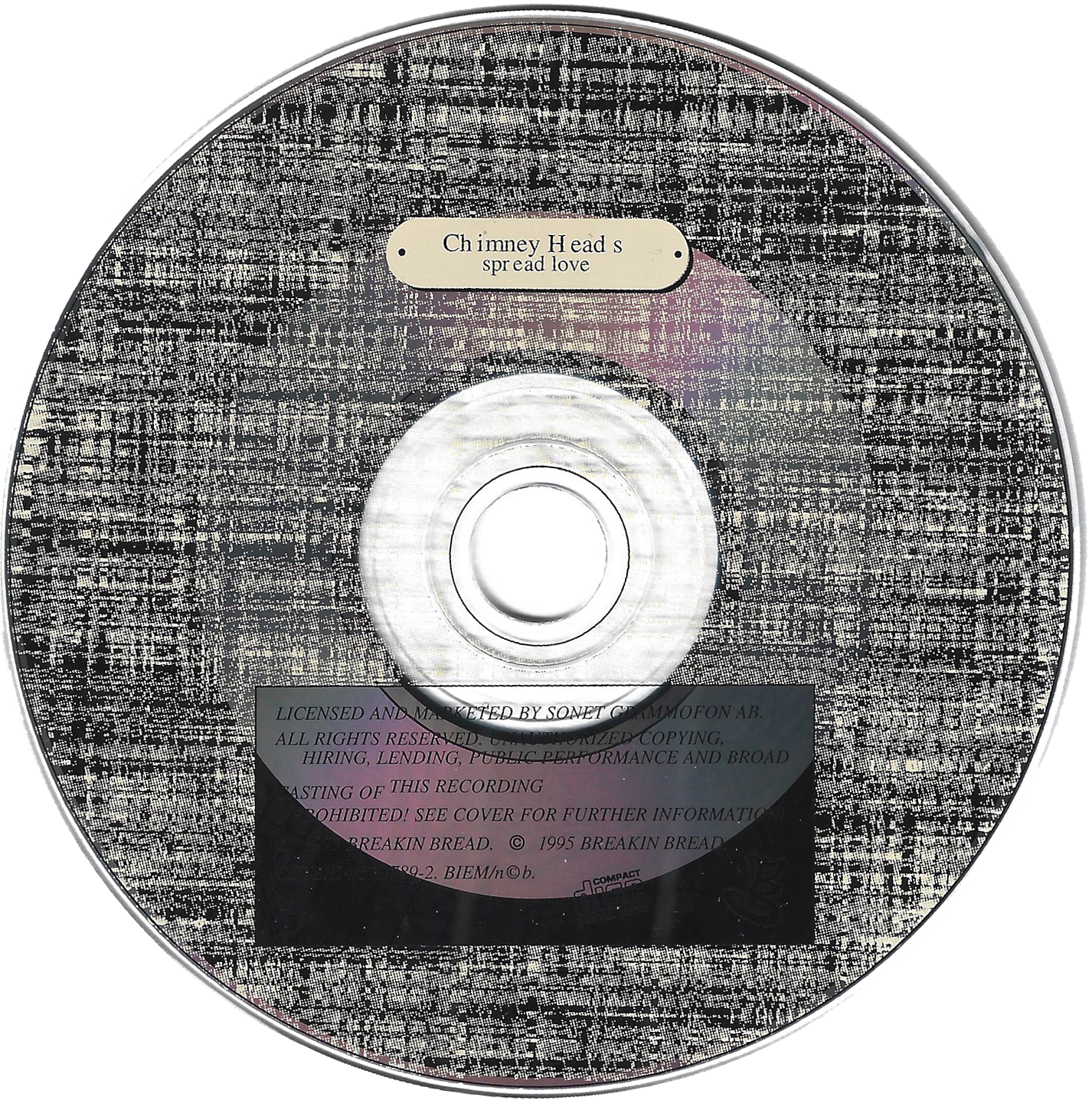 Chimney Heads CD single label.png