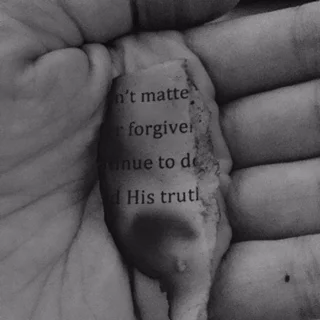 doesn't matter forgive continue to do His truth