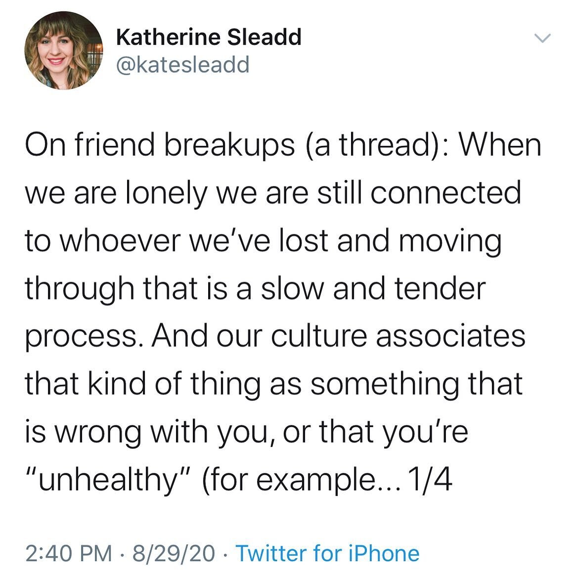 Just a few hours left to sign up for How to be a Bad Friend, the Course. Every little thing we do post-breakup speaks a precious truth of who we are, and how we loved. Be so kind to yourself. Join me for a twelve week journey to heal your friendship 