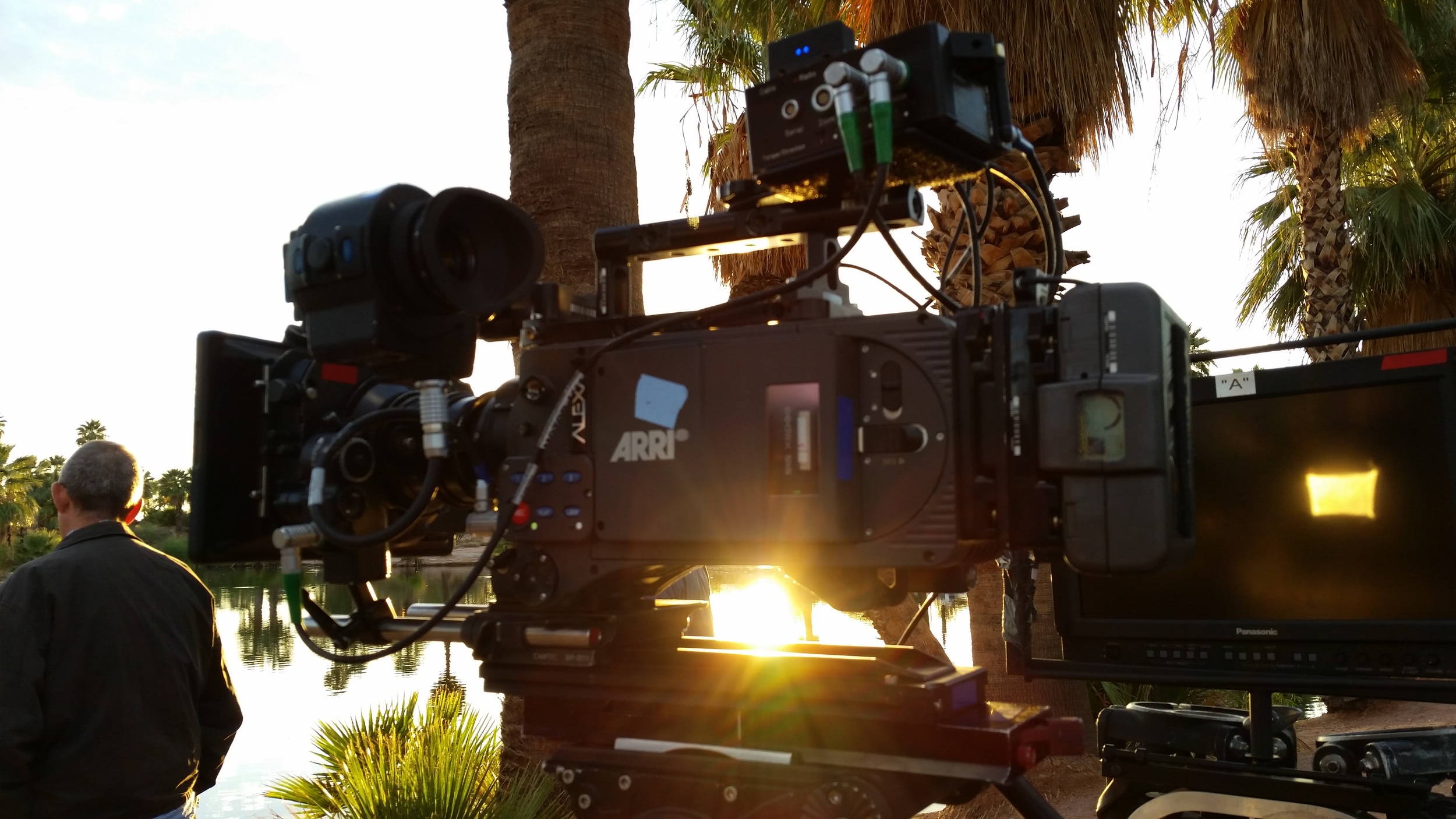 Alexa XT quivering at the ready while the Red Dragon works.