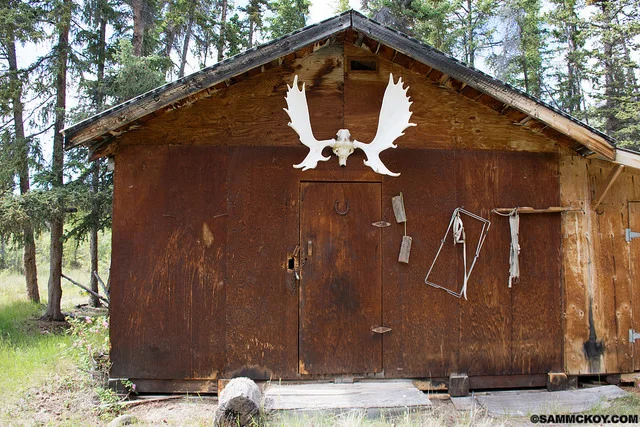 A guide outfitter outpost accessed by Floatplane in the SW Yukon. 