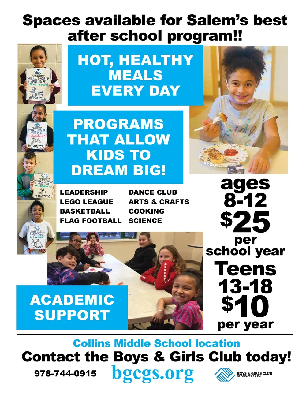 Programs — Boys & Girls Club of Greater Salem, MA