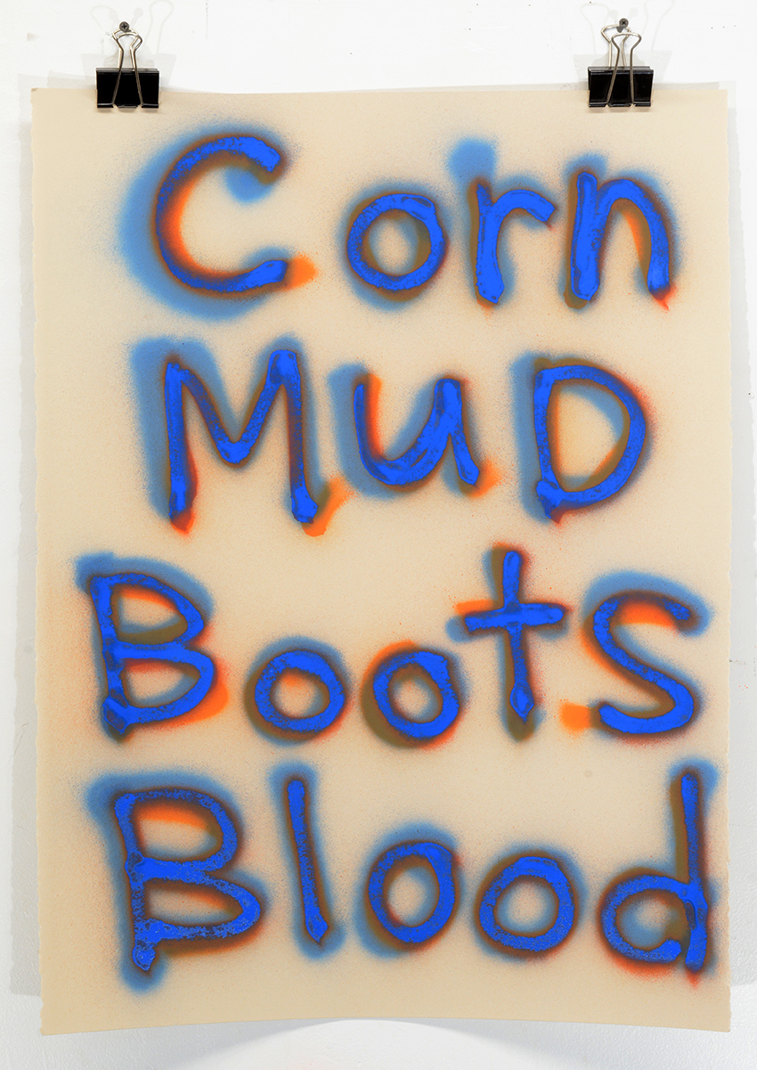 Corn Mud Boots Blood