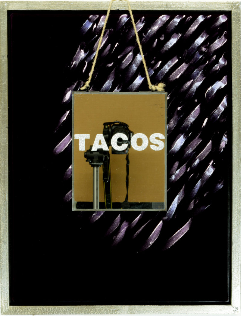 Silver Tacos On Black velvet
