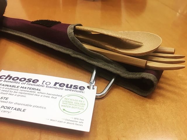 Many thanks to @nyu_green for the #zerowaste swag + #zerowaste scheming today! Watch out, @nyuniversity, you've got some #garbagegeeks on your hands. #trash #waste #reduce #reuse
