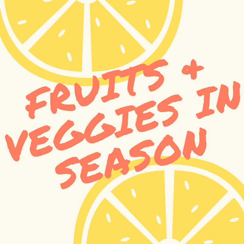 February Fruits & Veggies In Season