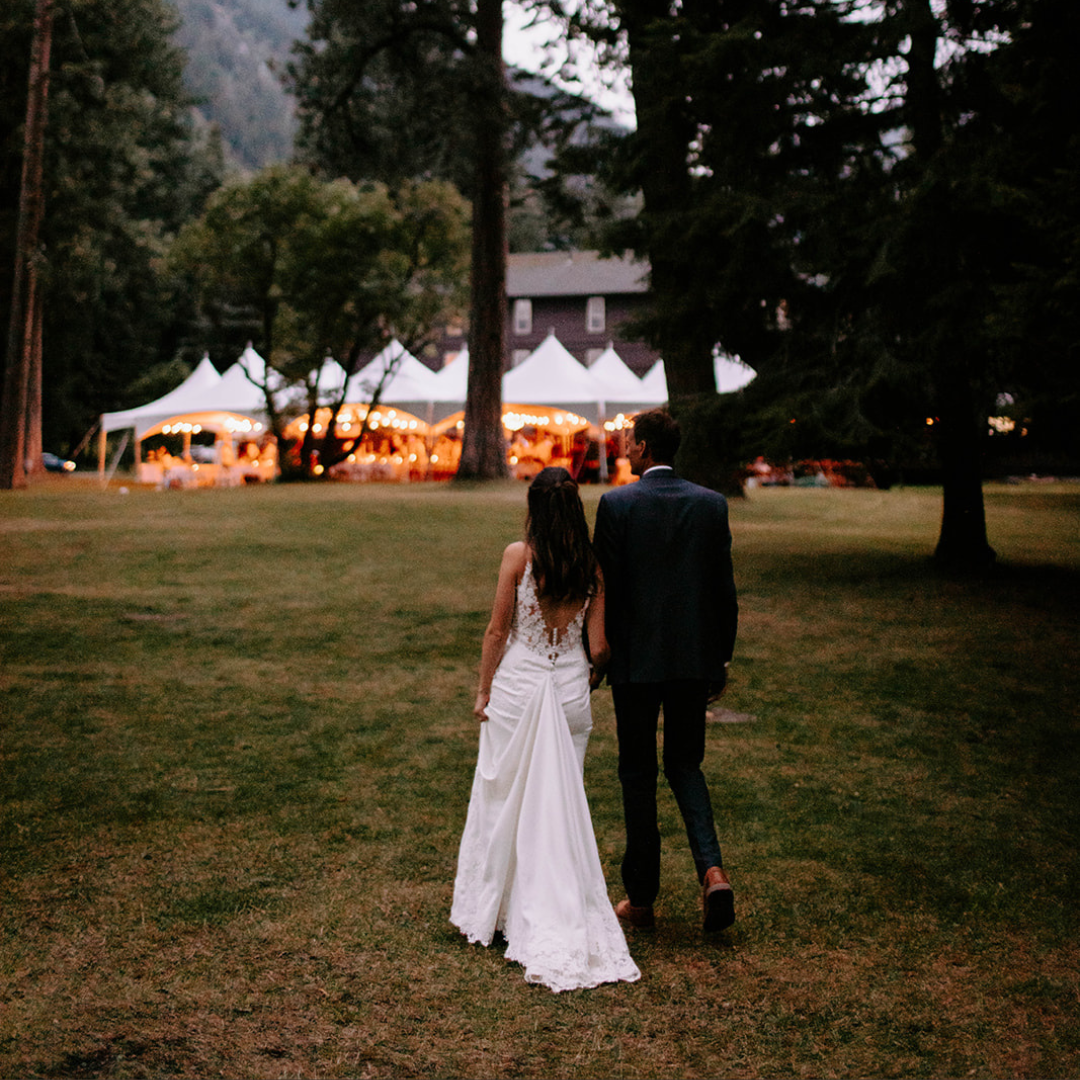 Wedding on Lodge grounds
