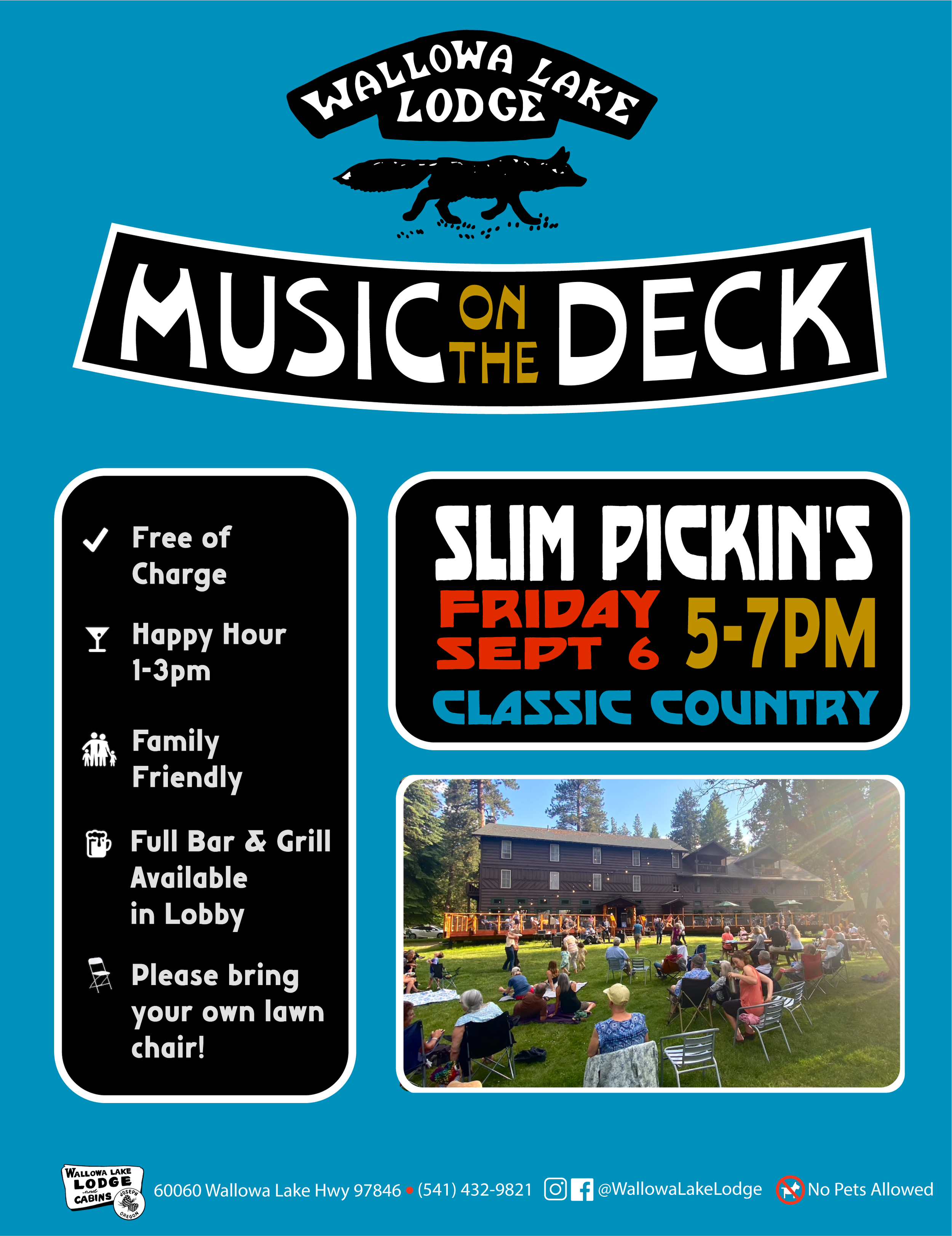 Slim Pickin's: Music on the Deck!  