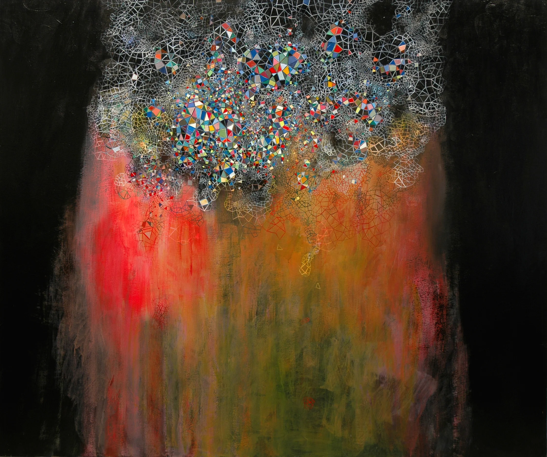 Aurora, 60 x 72 inches, acrylic on canvas