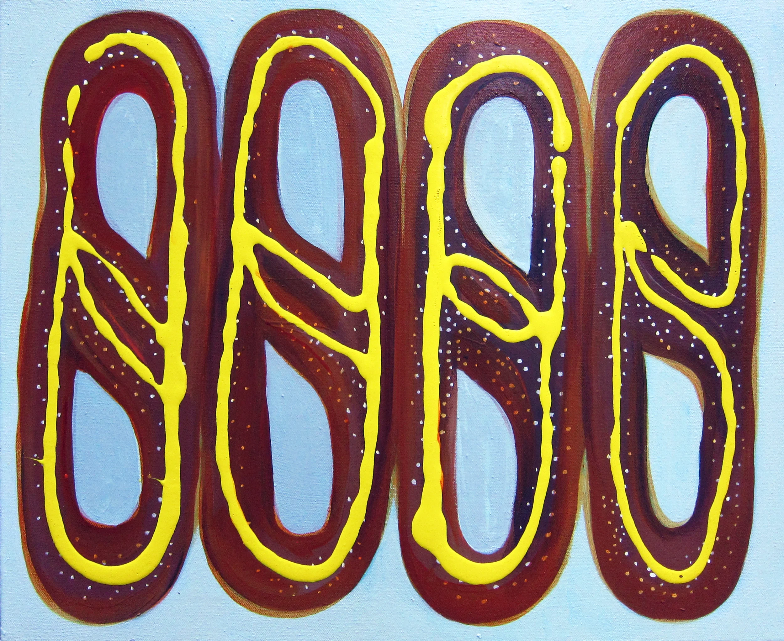 Soft Pretzels, 14 x 18 inches