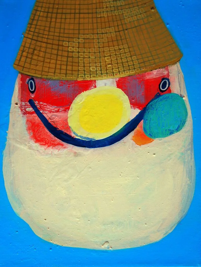 Conehead, 16 x 12 inches, acrylic on canvas, 2015