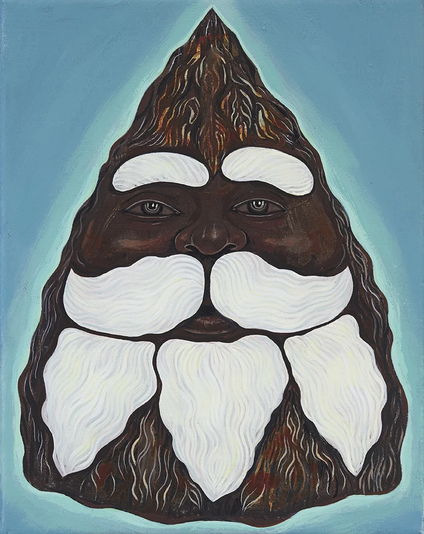 Chocolate Santa, 16 x 12 inches