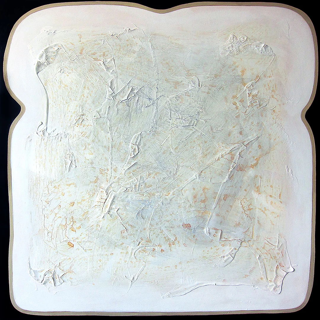 White on White, 48 x 48 inches