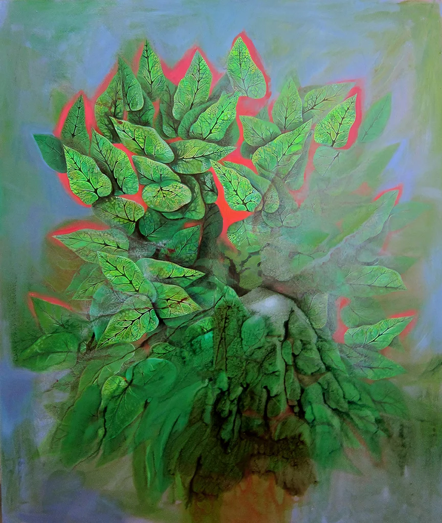 Large Houseplant, 72 x 60 inches