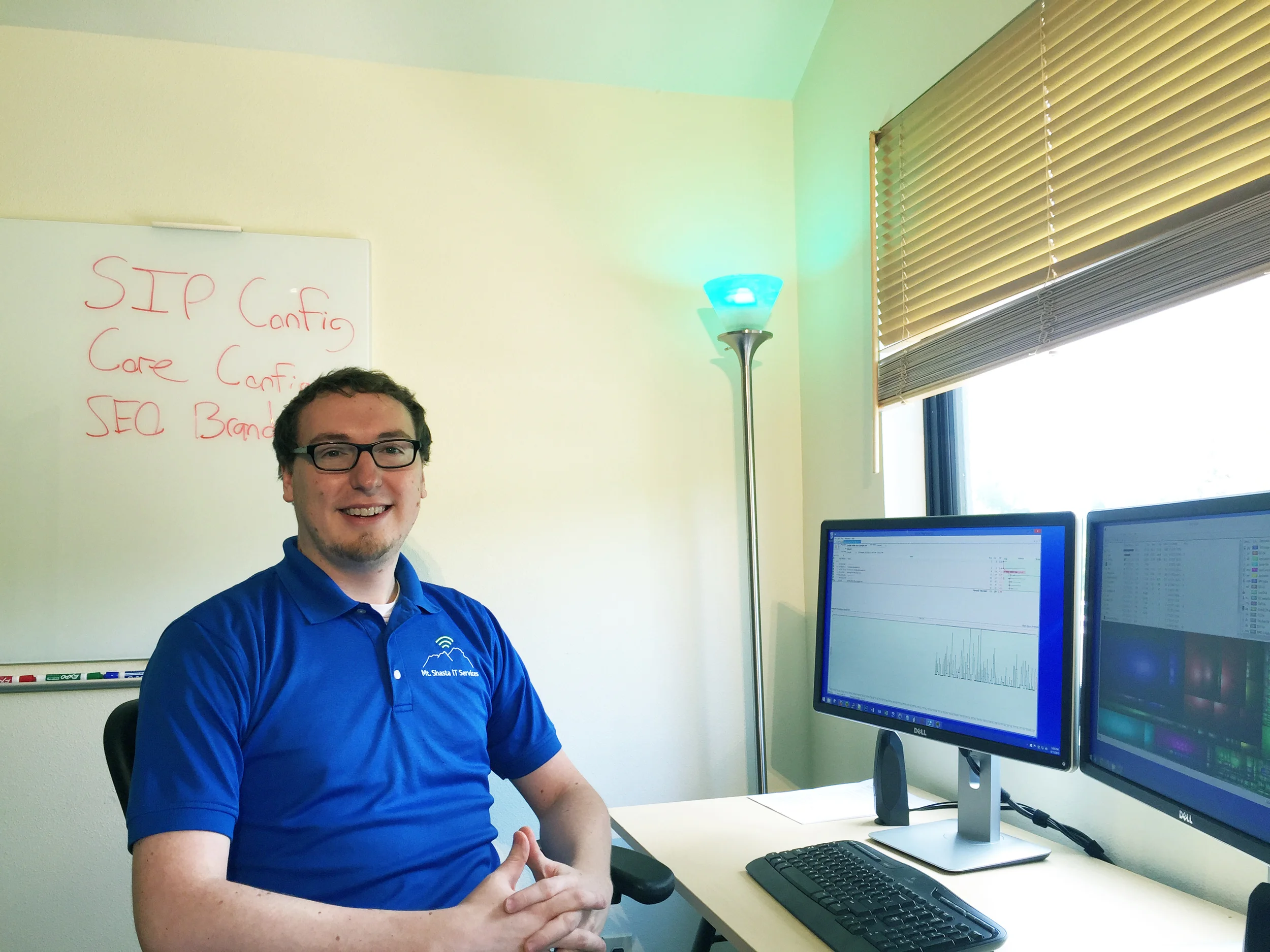 Kevin Allard, owner and operator of Mt. Shasta IT Services