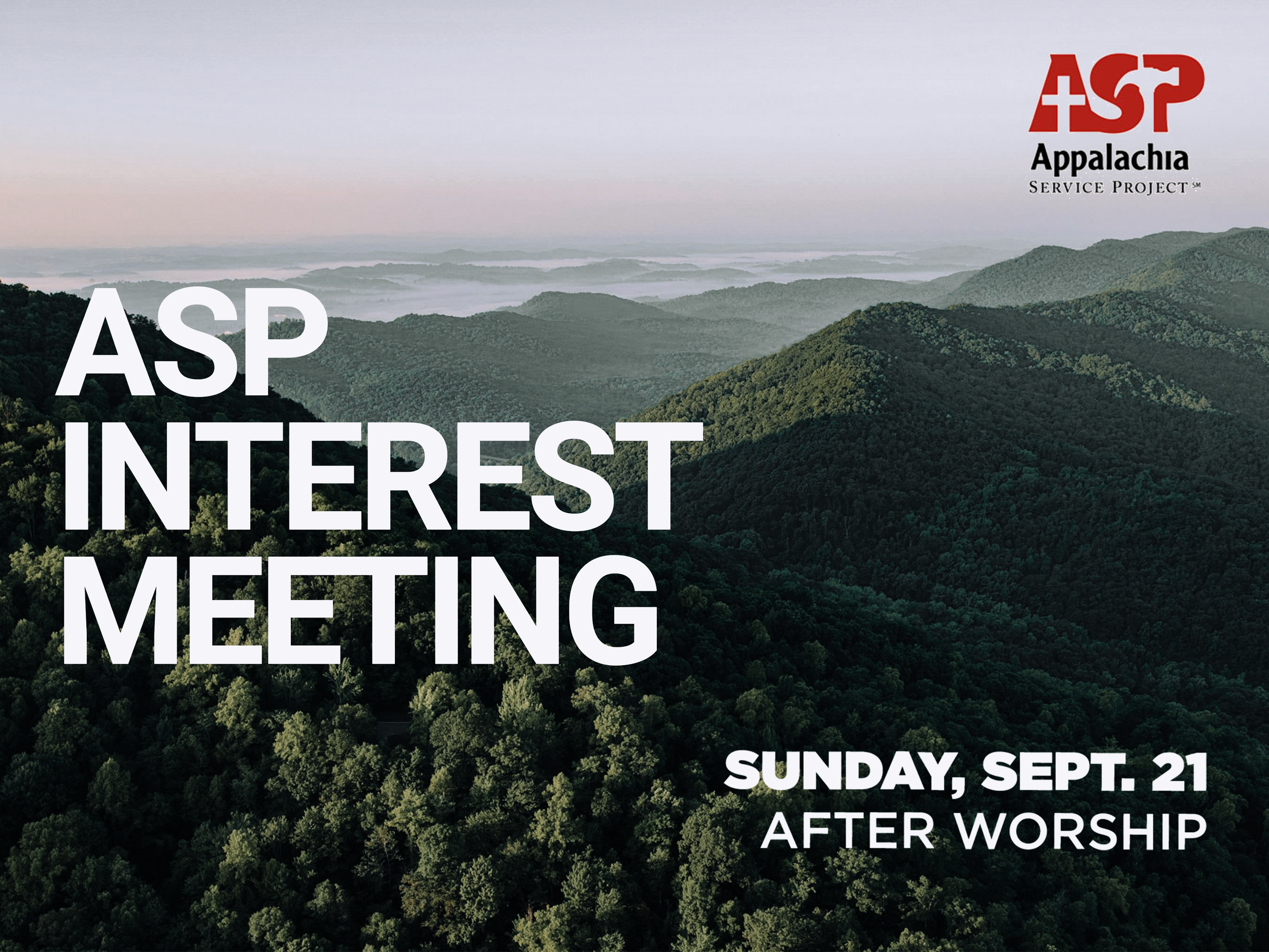 ASP Interest Meeting