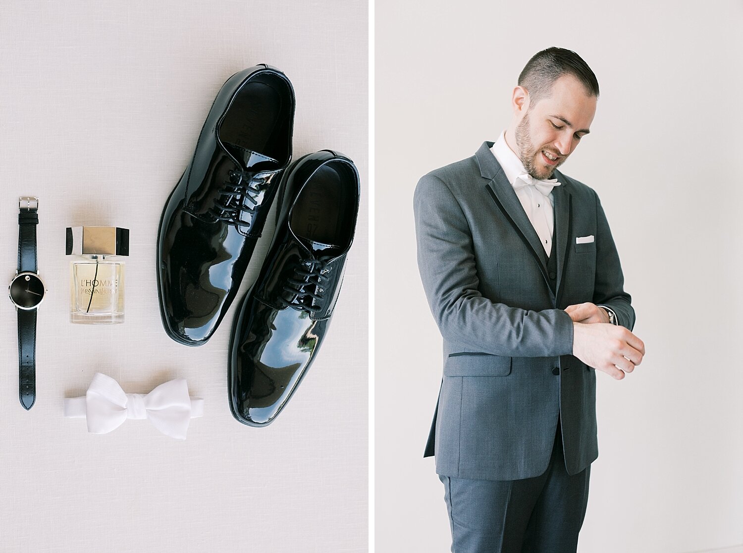 groom's details for Paramount Country Club wedding