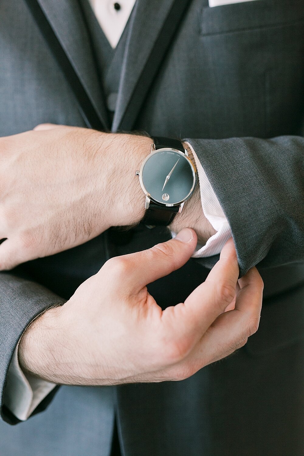 groom's watch before NY wedding photographed by Asher Gardner Photography