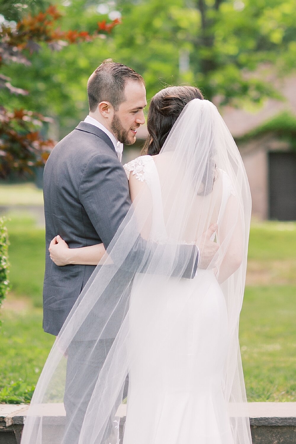 romantic bride and groom portraits by Asher Gardner Photography