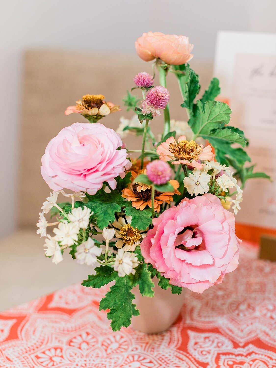 The Knot event with Rachel Lindsay decoration details