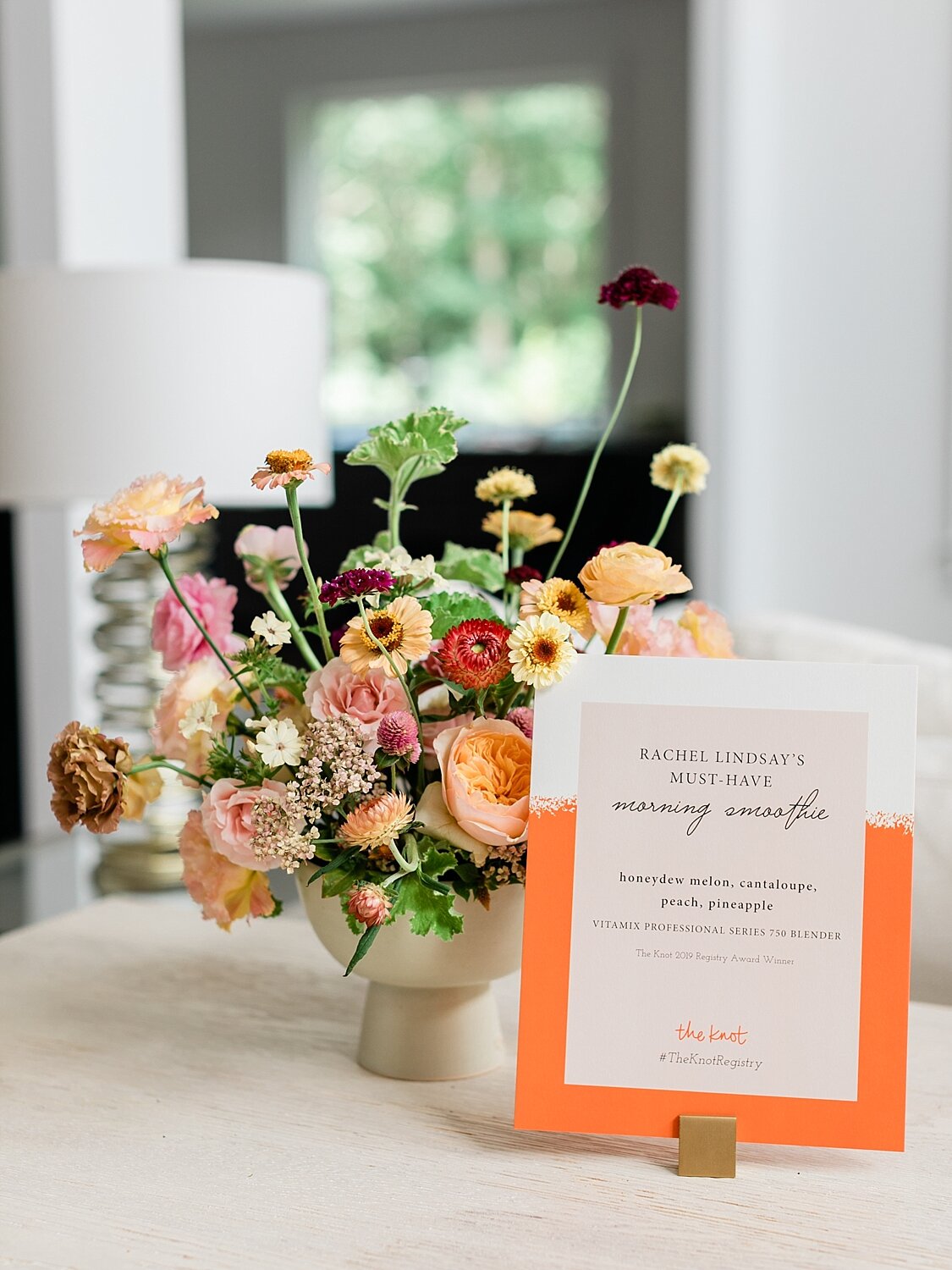 The Knot event with Rachel Lindsay welcome signs