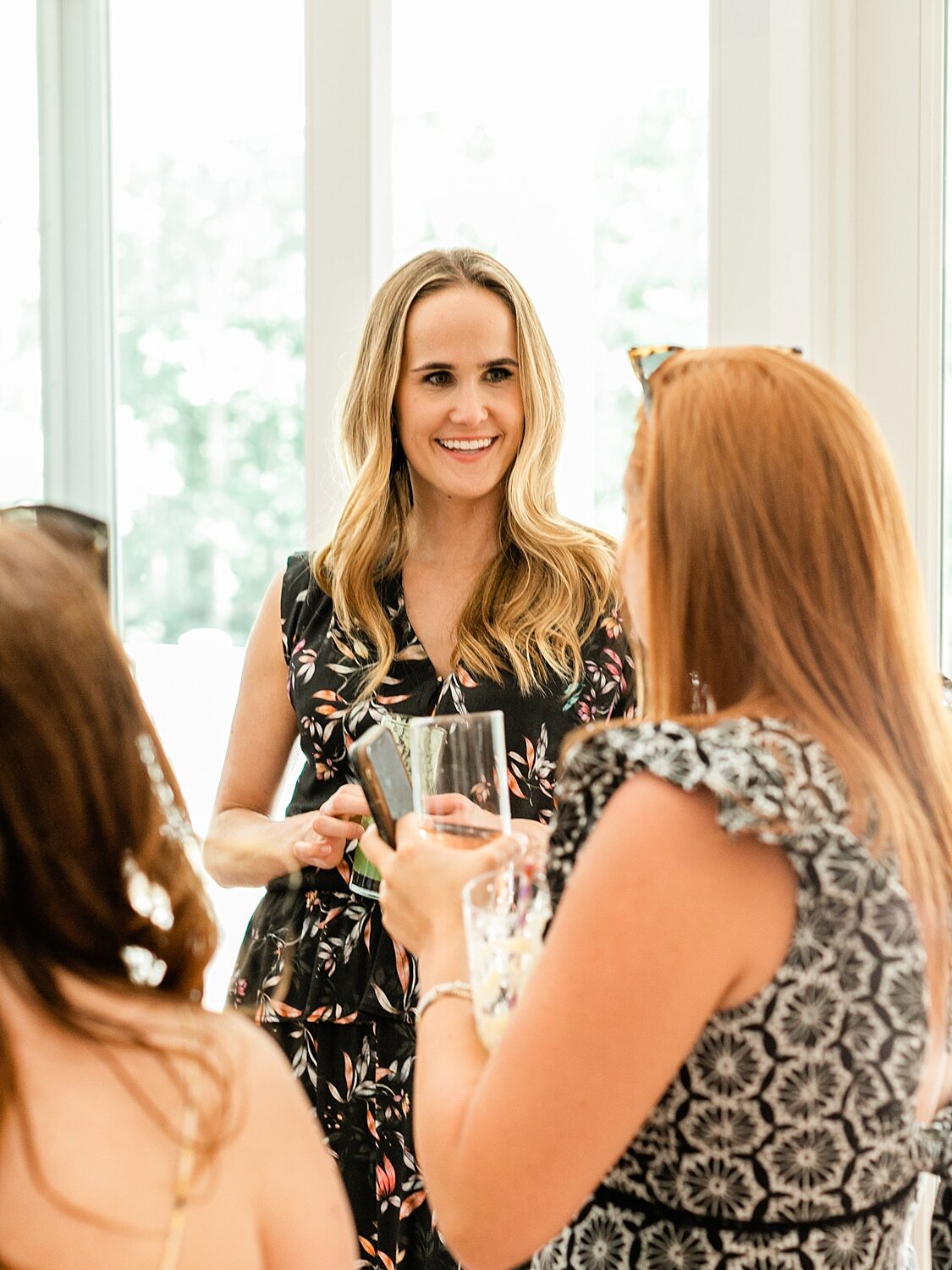 guest mingle during event with the Knot