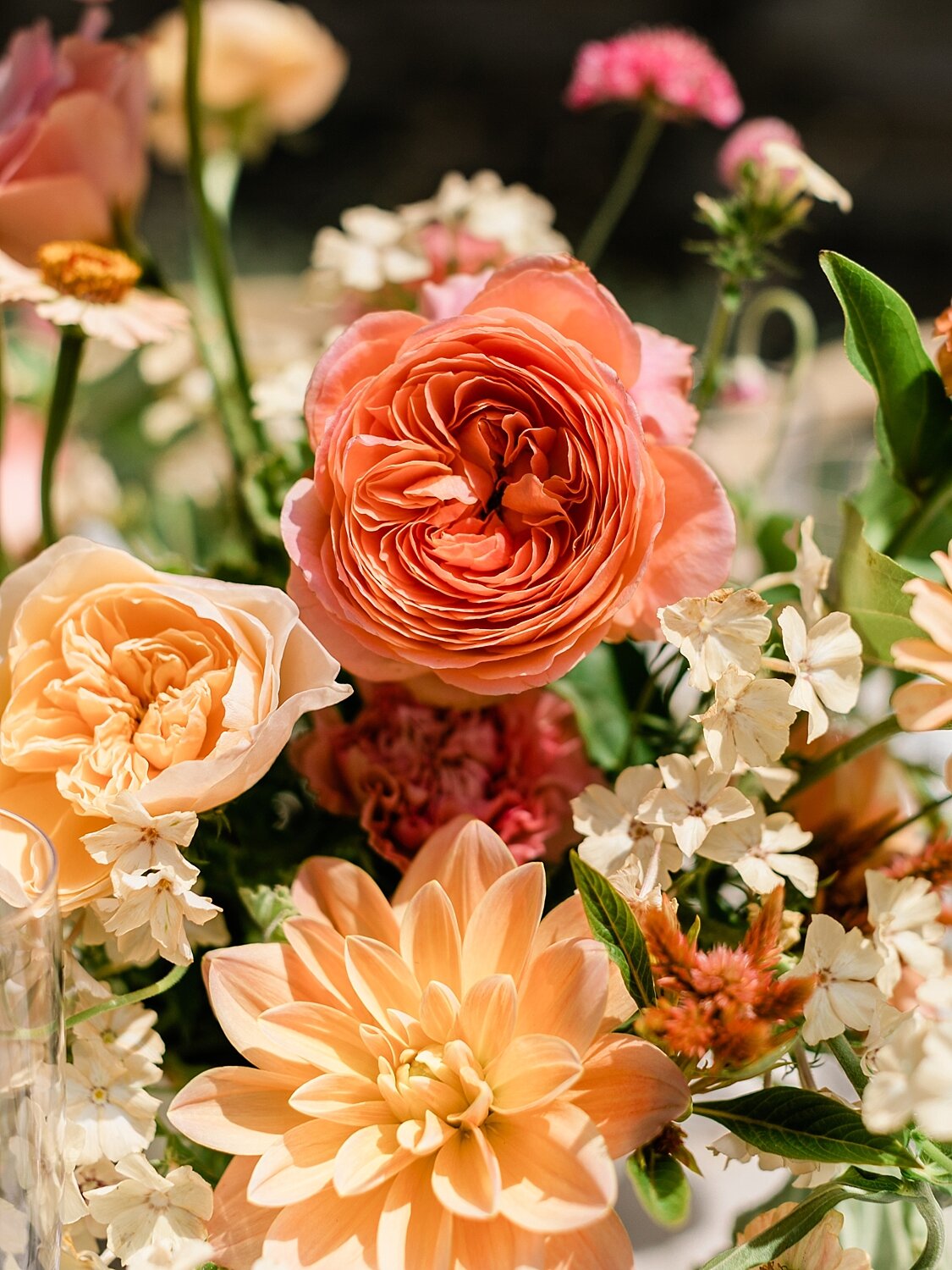 floral arrangement for The Knot