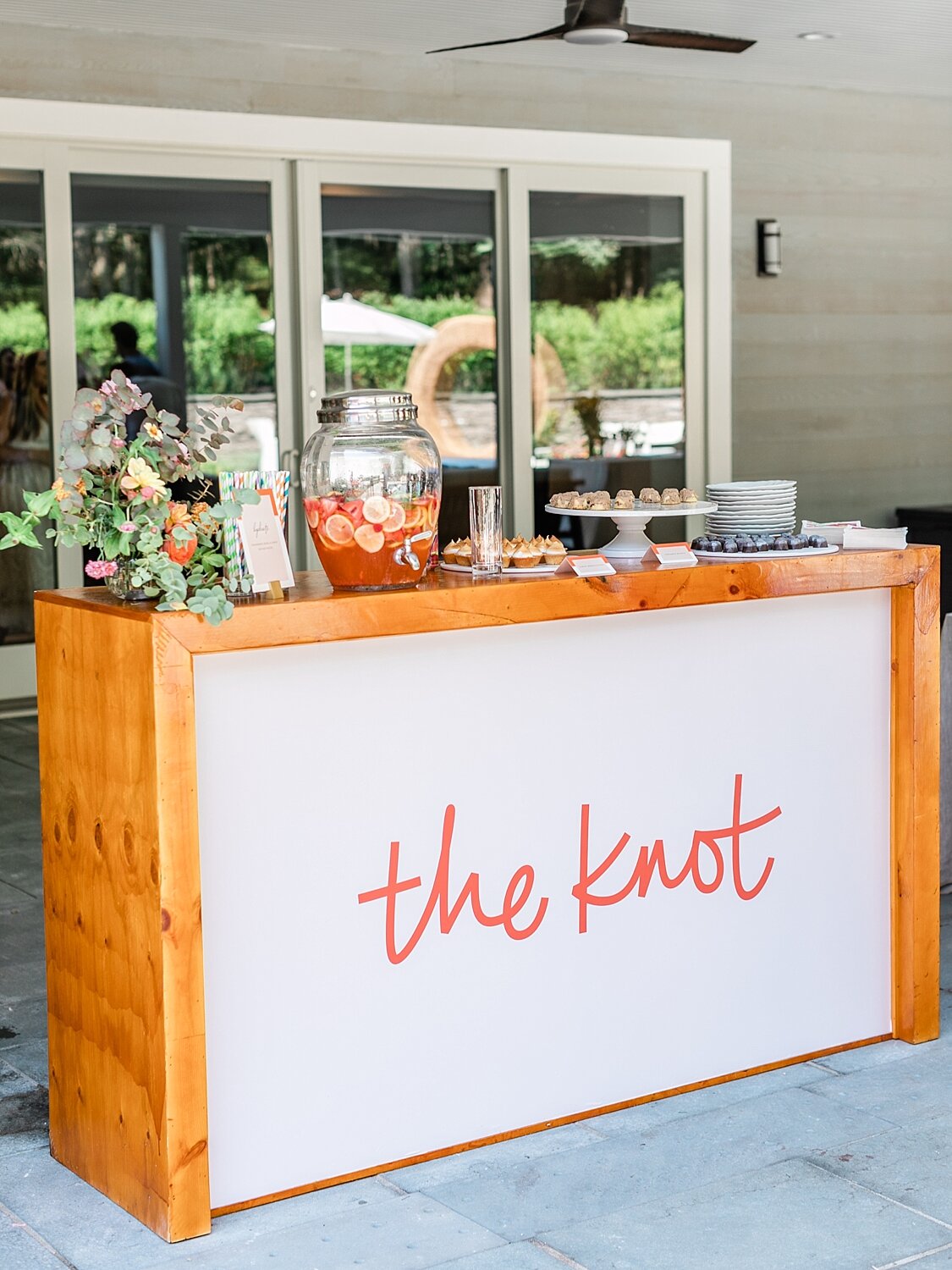 The Knot poolside bar photographed by Asher Gardner Photography