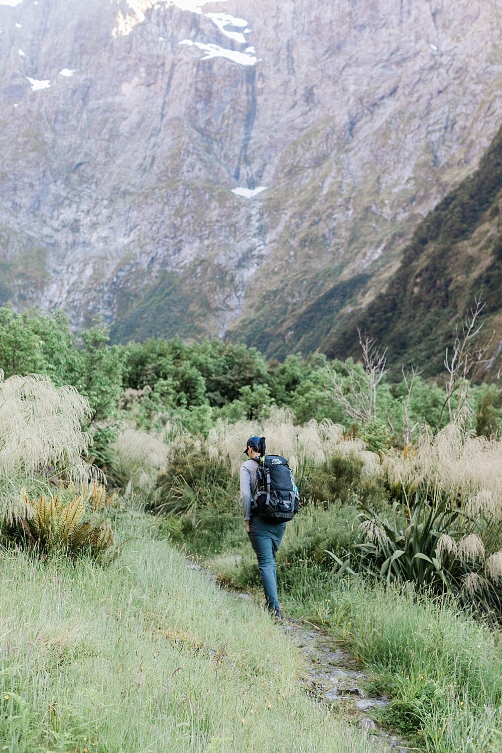 Milford Track walking trail in New Zealand photographed by travel photographer Asher Gardner Photography